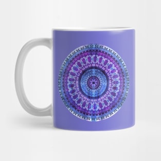 Vintage Purple Blue Mandala Mug